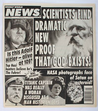 Weekly World News April 21, 1998 SCIENTISTS FIND PROOF THAT GOD EXISTS - TITANIC picture