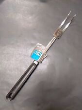 Vintage Ekco 2 Tine Fork Chrome Plated 1990 NOS USA Meat Fork picture