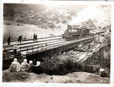 Photo C.F.A.E.  Souk-Ahras Line - Train on the New Bridge - 1930 - Algeria picture