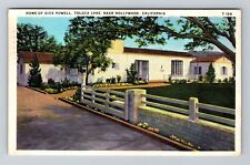 Hollywood CA-California, Home Dick Powell, Vintage Postcard picture