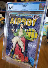AIRBOY #5, Dave Stevens, Valkyrie CGC 9.4 ECLIPSE 1986 WHITE PAGES picture