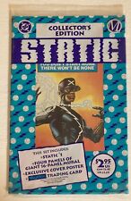 STATIC #1 DC MILESTONE COLLECTOR'S EDITION FACSIMILE POLYBAGGED POSTER SEALED picture