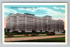 Milwaukee WI-Wisconsin, Washington High School, Vintage Postcard picture