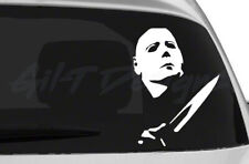Michael Myers with Knife #2 Vinyl Decal Sticker, Halloween, Face, Shape, Horror picture