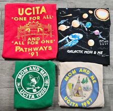 Vintage Lot of 4 BSA Boy Scouts Mom & Me T-shirts UCITA Galactic 80's 90s Adult picture
