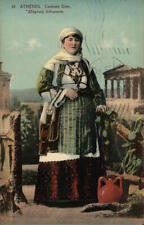 Greece 1914 Athens Costume Grec Postcard Vintage Post Card picture