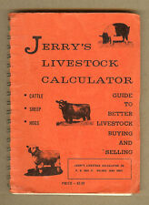 1964 Jerry's Guide to Better Cattle, Sheep,Hogs,Livestock Buying,Holmes, Iowa IA picture