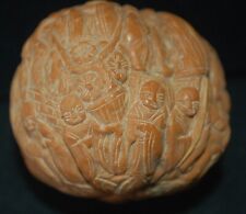 Vintage Chinese Hand Carved Walnut Shell picture