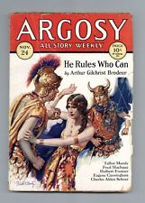 Argosy Part 3: Argosy All-Story Weekly Nov 24 1928 Vol. 199 #4 GD+ 2.5 Low Grade picture
