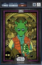 Star Wars Card Trader 2015 (83cc) Epic CTI Purple Greedo picture