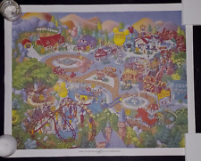 TWO (2) Mickey's Toontown Lithographs-Disneyland /Longs Drugs /Original (1993) picture