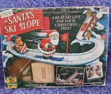 Vintage Mr. Christmas Santa's Ski Slope In Original Box NEW NEVER USED Open Box picture