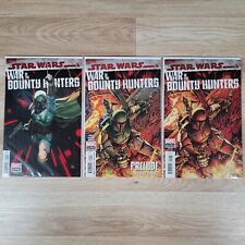 Star Wars War Of The Bounty Hunters Alpha Marvel Comics Variants Lot of 3 picture