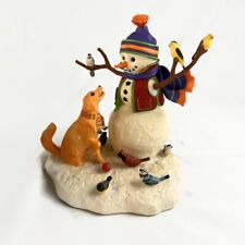 Lenox Snowman with Dog Friendship Is Golden Box COA picture