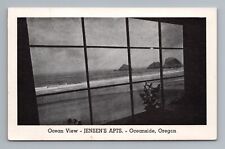 Ocean View Jensen's Apartments Oceanside Oregon Postcard picture