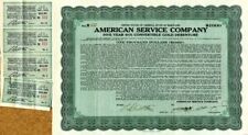 American Service Co. - $1,000 - General Bonds picture