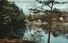 Postcard PA Delaware Water Gap Lake Lenape Posted 1910 Vintage PC J4700 picture