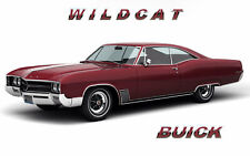  1967 Buick Wildcat, Burgundy, Refrigerator Magnet, 42 MIL Thickness picture