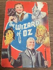 EXTREMELY RARE VINTAGE 1940 CASTELL WIZARD OF OZ HEADER CARD DOROTHY TOTO LION picture