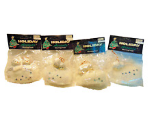 Set of 4 NIP Vintage Holiday Accents Angel In Clouds Christmas Ornaments  #B picture