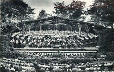 Real Photo Postcard The Bowl at National Music Camp, Interlochen, Michigan 1951 picture