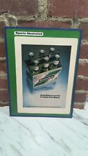 Vintage Heineken Imported Holland Beer Easelback Sign Sports Illustrated Pub  picture