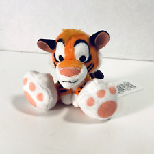 Disney Authentic Aladdin Raja Tiger Tiny Big Feet cute Micro Plush Toy 3.5