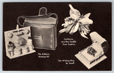c1960s Duberry Makeup Kit Wishing Ring Joseff Arm-Roy Orchid Vintage Postcard picture