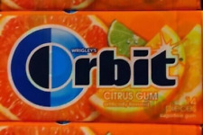 Orbit Citrus Gum one sealed individual collector pack ~ Discontinued and HTF picture