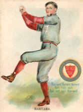 1905 HARVARD UNIVERSITY BASEBALL PITCHER SPORT CHANT CAMBRIDGE MA Postcard P29 picture