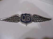 Vintage Quiet Birdmen Secretive Aviator Pilots Club Large Metal Emblem-16