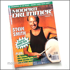 MODERN DRUMMER - Feb 1993 - STEVE SMITH + Ed Thigpen & Buddy Rich picture