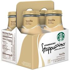 Starbucks Frappuccino Vanilla Chilled Coffee Drink, 9.5 fl oz, 4 count picture