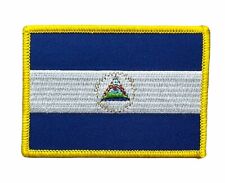 Nicaragua Country Of Flag 3.5 inch Patch EE6077 F6D34M picture