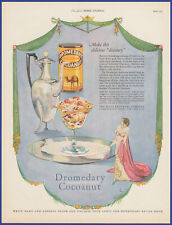 Vintage 1925 DROMEDARY Cocoanut Food Dessert Kitchen Art Decor 20's Print Ad picture