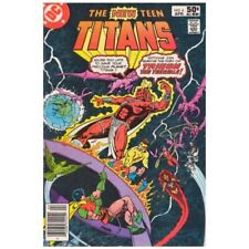 New Teen Titans #6 Newsstand 1980 series DC comics VF minus [x, picture