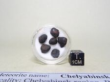 meteorite Chelyabinsk, chondrite LL5, fresh crusted stones 2,60 g, Russia picture