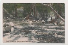 L-152 Saratoga California Creek at Congress Springs 1913 Postcard picture