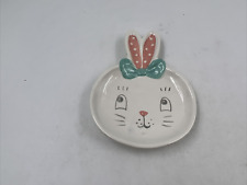 Johanna Parker Ceramic 5x7in Vintage Bunny Spoon Rest CC01B07004 picture