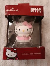 Hallmark 2017 Hello Kitty Ornament Pink Winter Outfit Christmas Sanrio picture