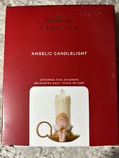 2020 Hallmark Angelic Candlelight Magic Light & Motion Ornament New picture