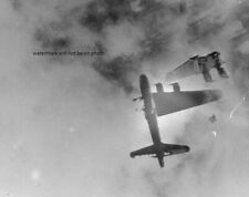 Boeing B-17G Wee-Willie crashing over Germany 8x10 WWII WW2 Photo Picture 188 picture