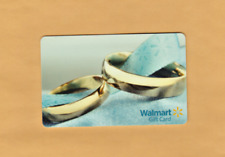 Collectible Walmart 2009 Gift Card - Wedding Rings - No Cash Value - VL10675 picture