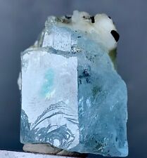 150 Carat Aquamarine Crystal With Feldspar From Skardu Pakistan picture