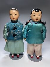 Vintage Chinese Composition Doll Couple picture