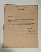 HAND SIGNED Major General George S Patton IV Official Letter picture
