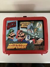 Vintage 1989 Nintendo Power Super Mario Bros 2 Zelda II Link Plastic Lunch Box picture