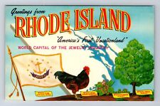 RI-Rhode Island, General Greetings Antique, Vintage c1965 Postcard picture