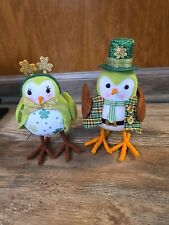 St. Patrick’s Day Birds Boy Girl Figurines  Decorations picture