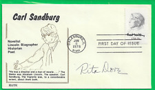 Rita Dover Poet Signed Carl Sandburg First Day Co 1978 picture